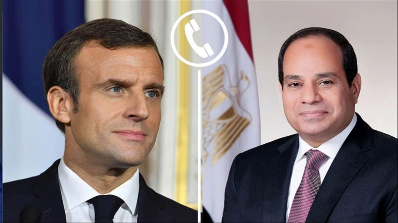 الرئيس السيسى وماكرون