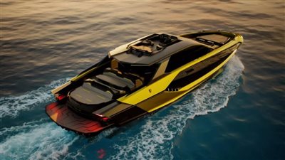 شاهد.. يخت فاخر مستوحى من تصميم «لامبورجيني فينومينو»