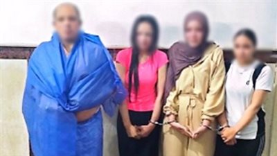 الأمن يضبط 3 سيدات ورجل بتهمة الأعمال المنافية