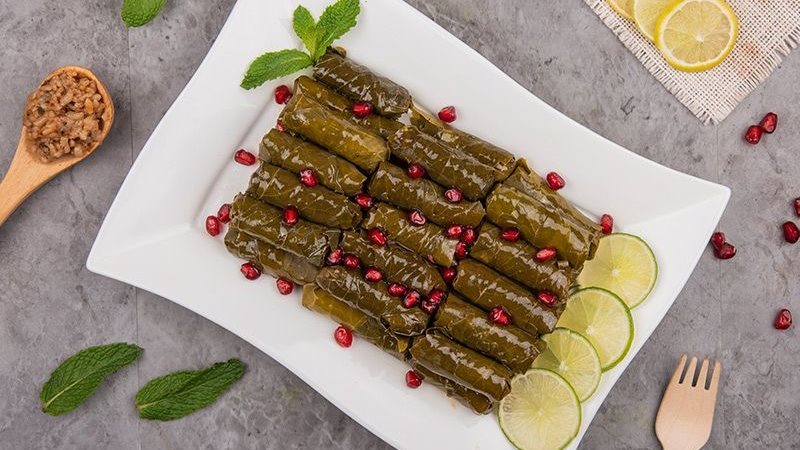 ورق العنب بدبس الرمان