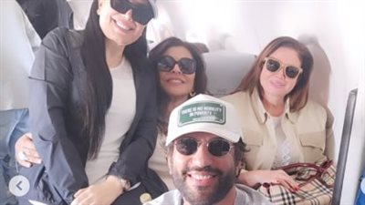 من الطائرة.. إلهام شاهين وعبير صبري يغادران لحضور مهرجان الجونة