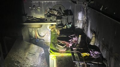 فاجعة السلام.. انتشال جثمان لسيدة كفيفة في حريق شقة