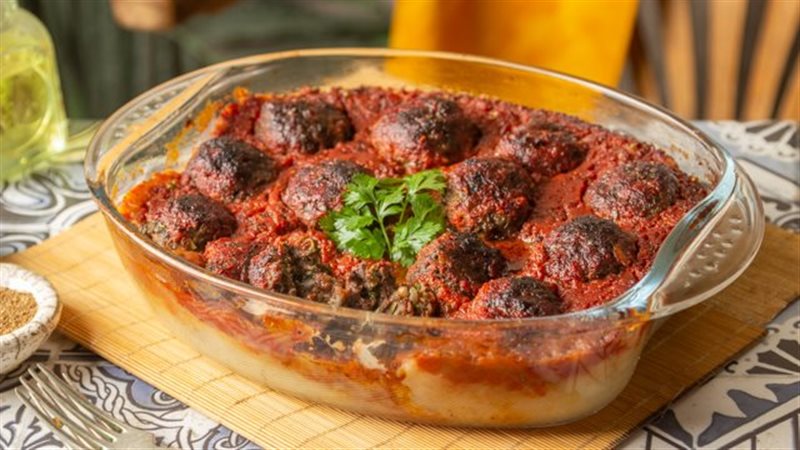 طاسة الكفتة بالبطاطس