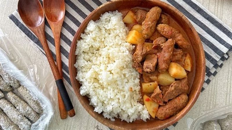 كفتة الأرز والبطاطس