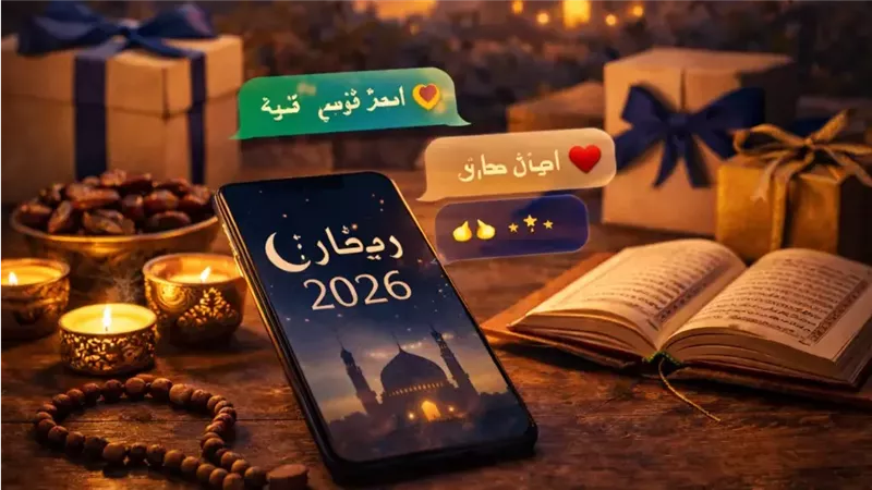 تهنئة رمضان 2026.