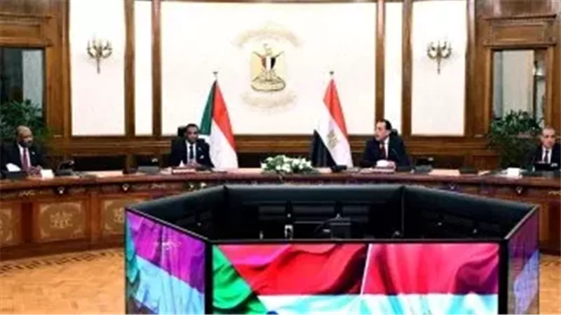 جلسة المباحثات الثنائية بين مصر والسودان