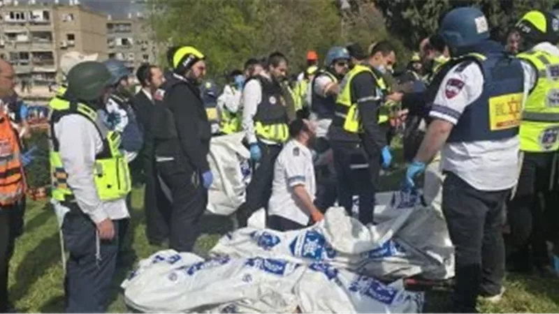 آثار القصف الإيراني