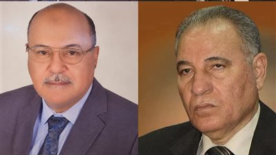 المستشار ثروت محمد ينعي المستشار أحمد الزند وزير العدل الأسبق ورئيس نادي قضاة مصر