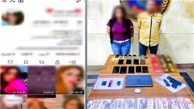 ضبط شخص وسيدة بتهمة نشر محتوى مخالف للآداب العامة بالقاهرة
